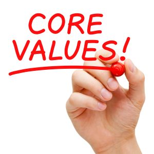 Chief Sales Leader Core Values