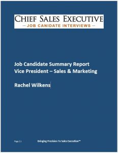 Job Candidate Interviews - Report